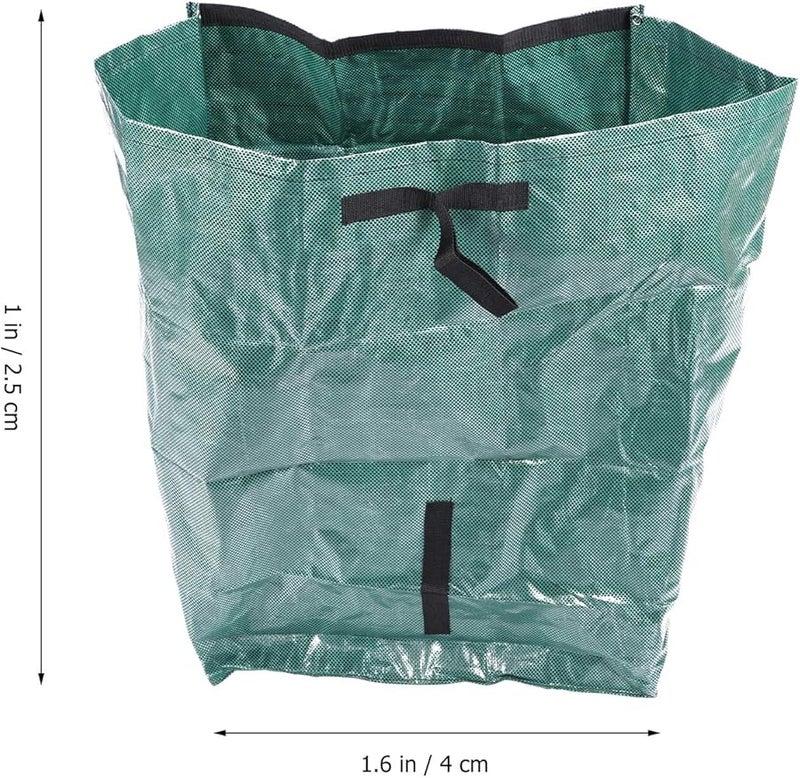 كيس حديقة كبير 53 جالون لأوراق الشجر متين قابل لإعادة الاستخدام وقابل للطي لحفظ نفايات الفناء - Image 2